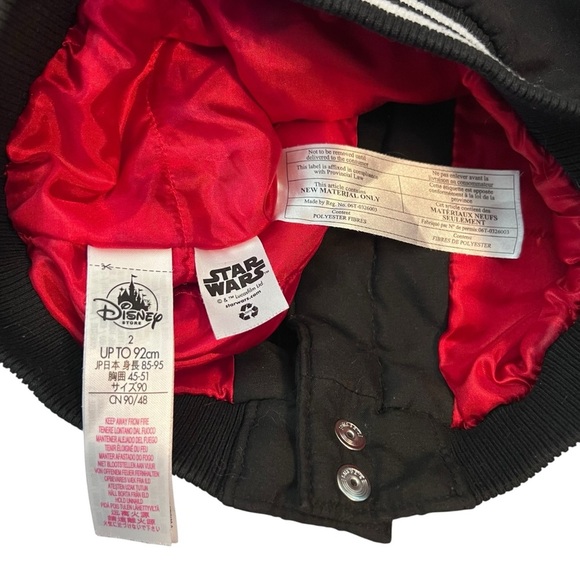 Disney Store Star Wars Kylo Ren Toddler Varsity Jacket Size 2 - Picture 7 of 8